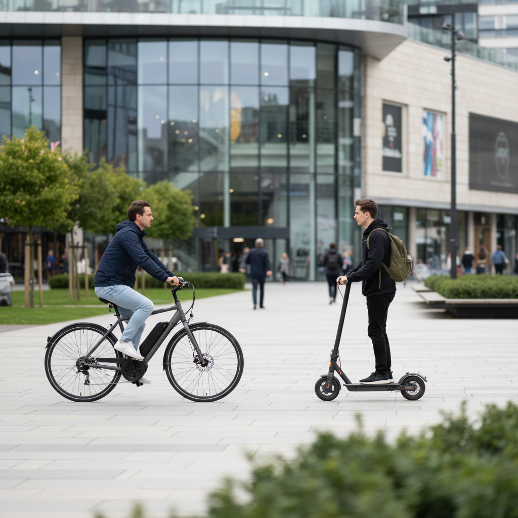 จักรยานไฟฟ้า vs สกู๊ตเตอร์ไฟฟ้า: คันไหนเหมาะกับคุณ? - ebike-vs-escooter-thailand-guide