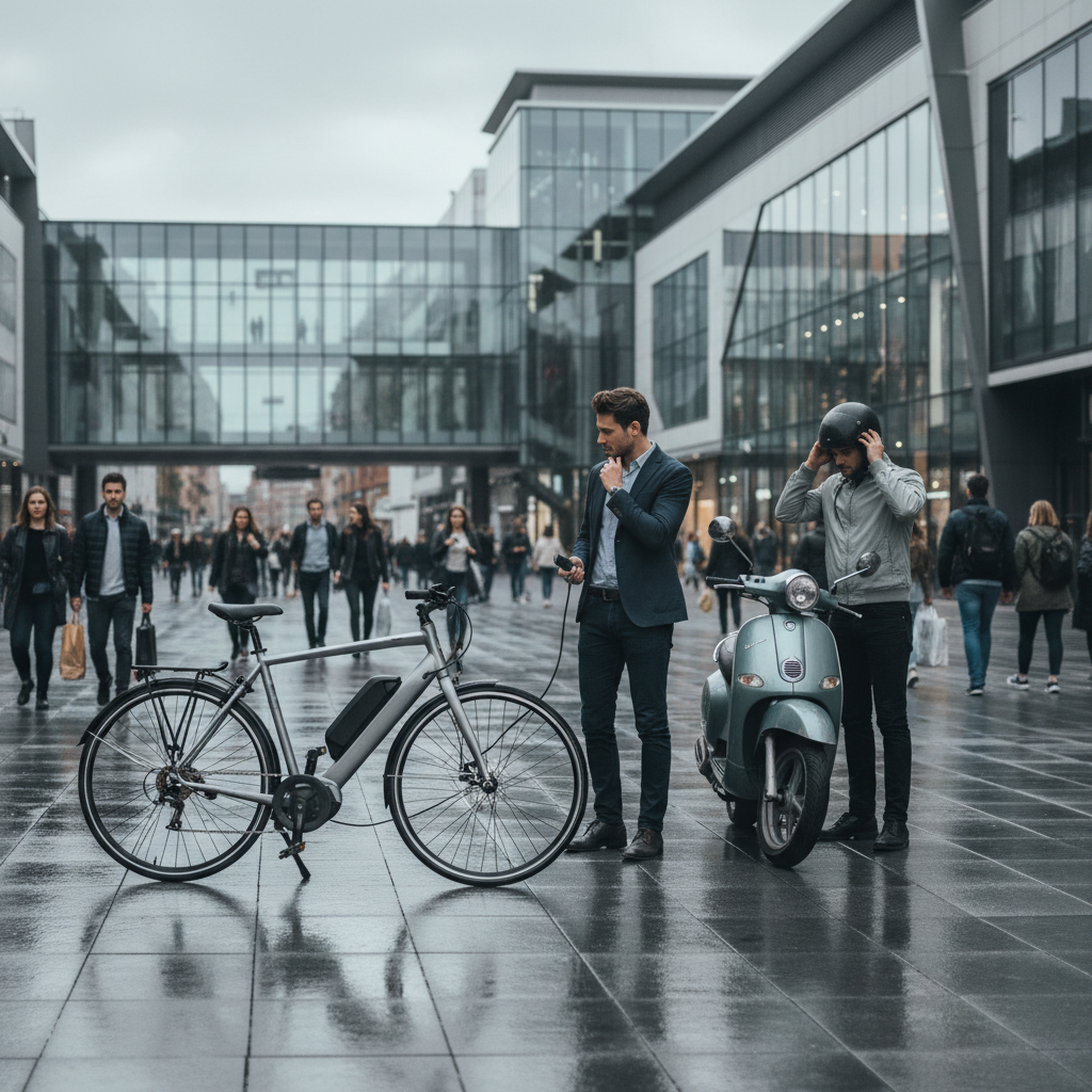 E-Bike vs มอเตอร์ไซค์: เทียบค่าใช้จ่ายหมัดต่อหมัดปี 2026 - ebike-vs-motorcycle-cost-2026