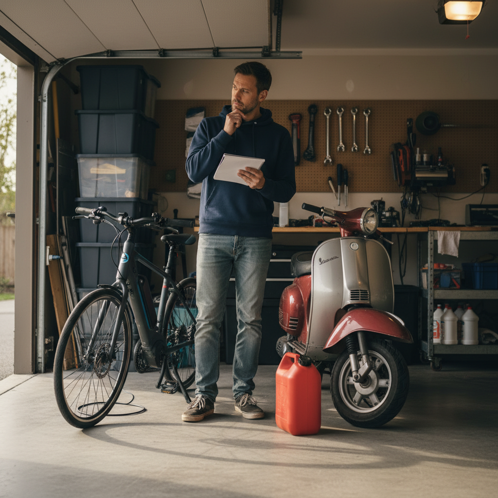 E-Bike vs มอเตอร์ไซค์: เทียบค่าใช้จ่าย 1 ปี ใครคุ้มกว่า? - ebike-vs-motorcycle-cost-comparison