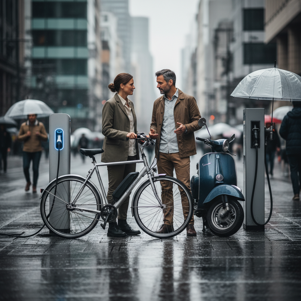 E-Bike vs มอเตอร์ไซค์: เทียบค่าใช้จ่ายหมัดต่อหมัด 2026 - ebike-vs-motorcycle-cost-comparison-2026