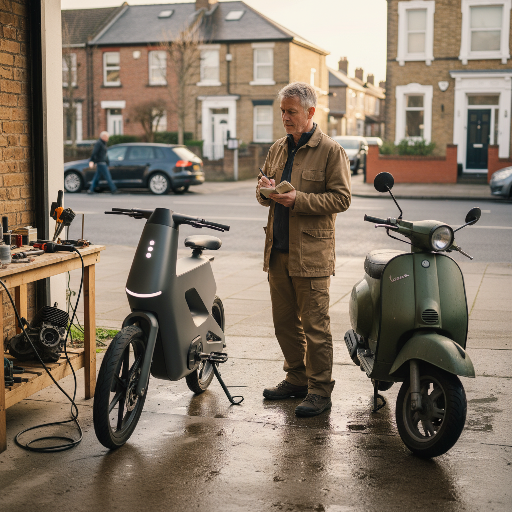 E-Bike คุ้มไหม? เทียบค่าใช้จ่ายกับมอเตอร์ไซค์ปี 2569 - ebike-vs-motorcycle-cost-comparison