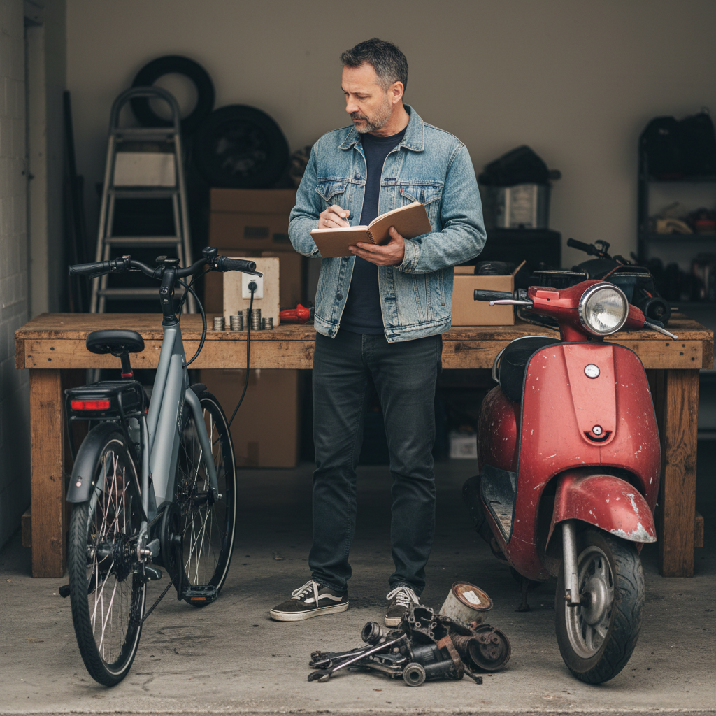 E-Bike 1 ปี ประหยัดกว่ามอไซค์น้ำมันกี่บาท? เทียบให้ชัด! - ebike-vs-motorcycle-cost-comparison