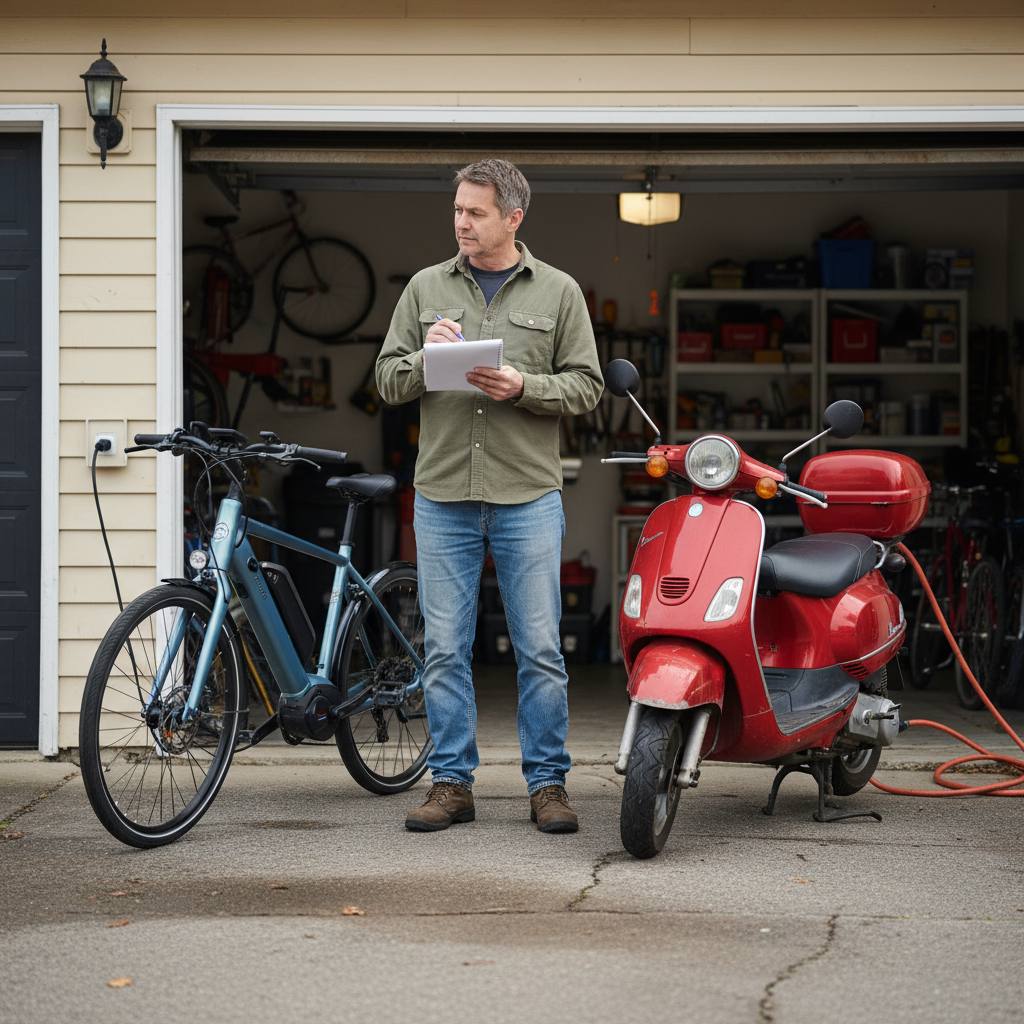 E-Bike vs มอเตอร์ไซค์: เทียบค่าใช้จ่าย 1 ปี ใครคุ้มกว่า? - ebike-vs-motorcycle-cost-comparison