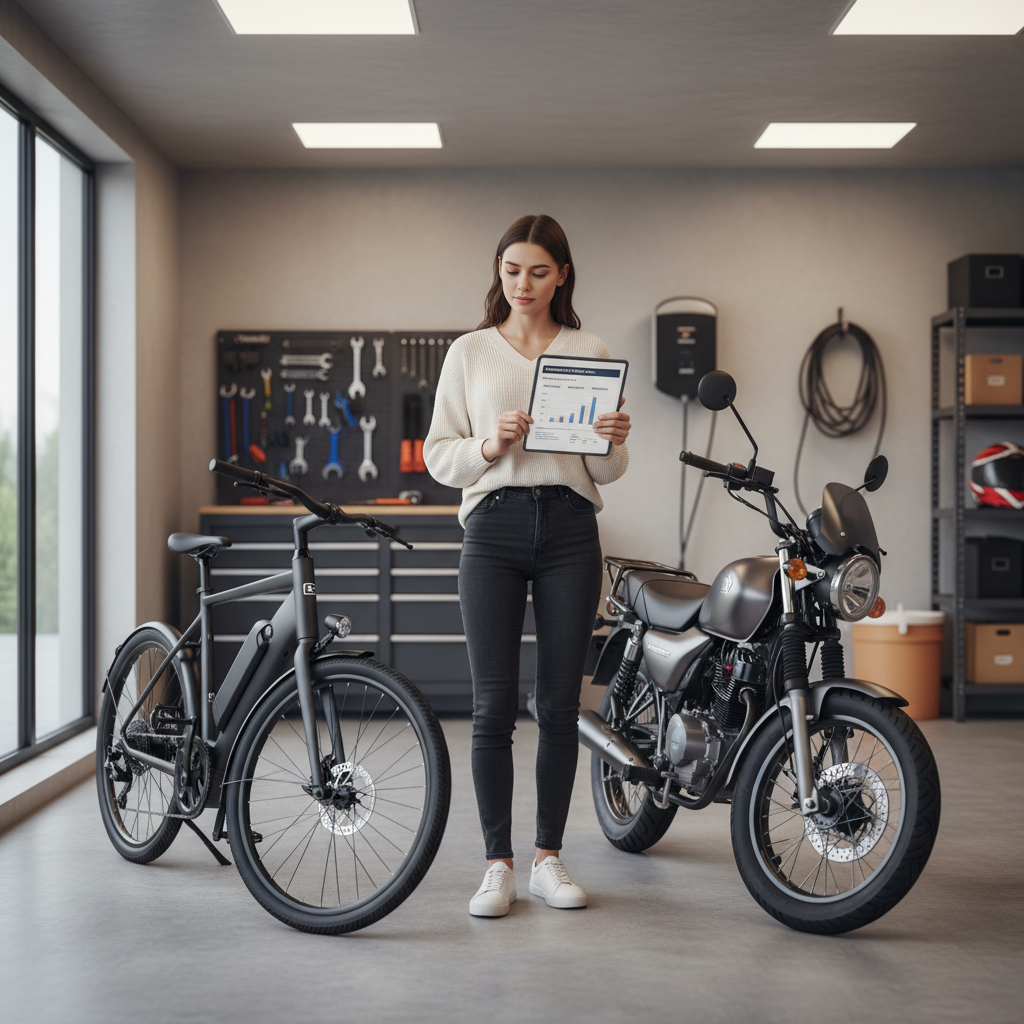 E-Bike vs มอไซค์: เทียบค่าใช้จ่ายรายปี ใครคุ้มกว่า?