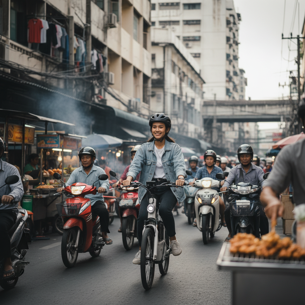 เทียบจะๆ! ค่าใช้จ่าย E-Bike ถูกกว่ามอเตอร์ไซค์แค่ไหน
