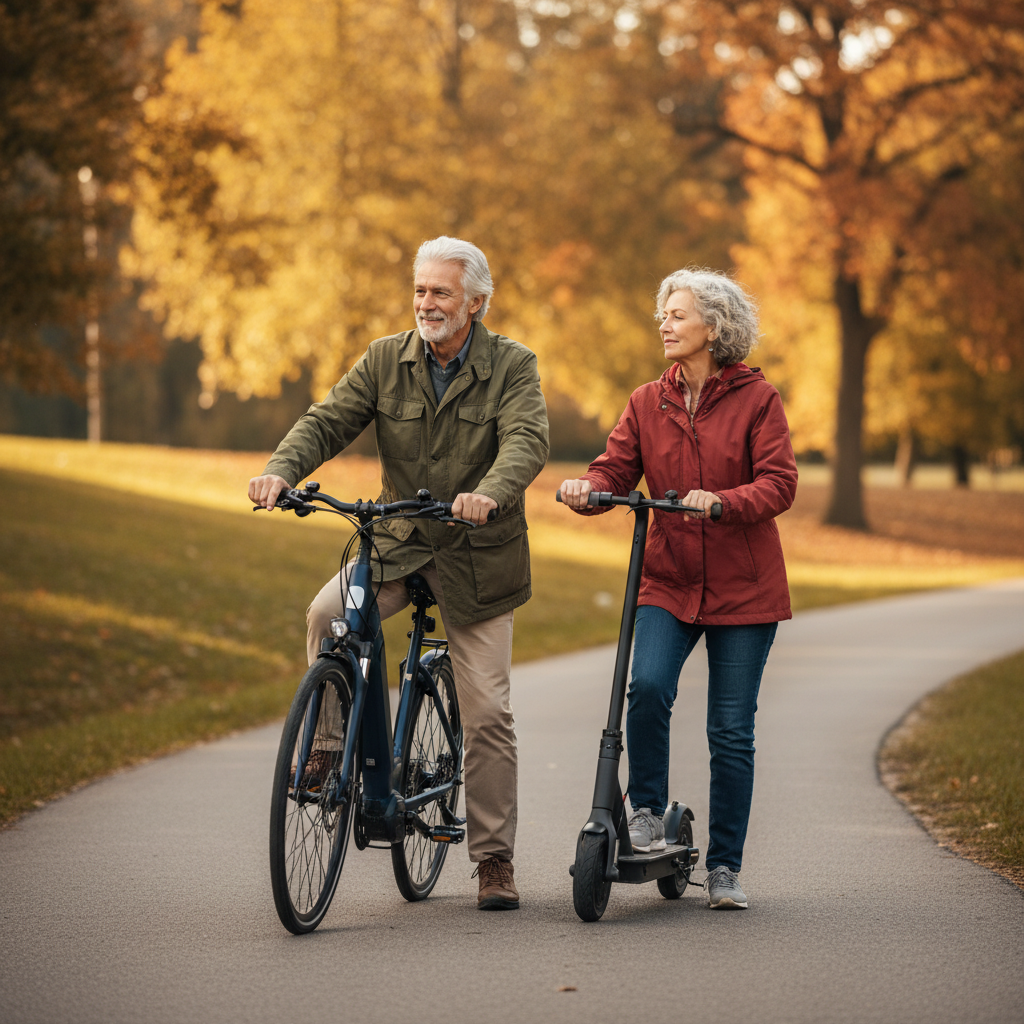 E-Bike vs สกู๊ตเตอร์ไฟฟ้า: ผู้สูงวัยเลือกแบบไหนดี? - ebike-vs-scooter-for-seniors