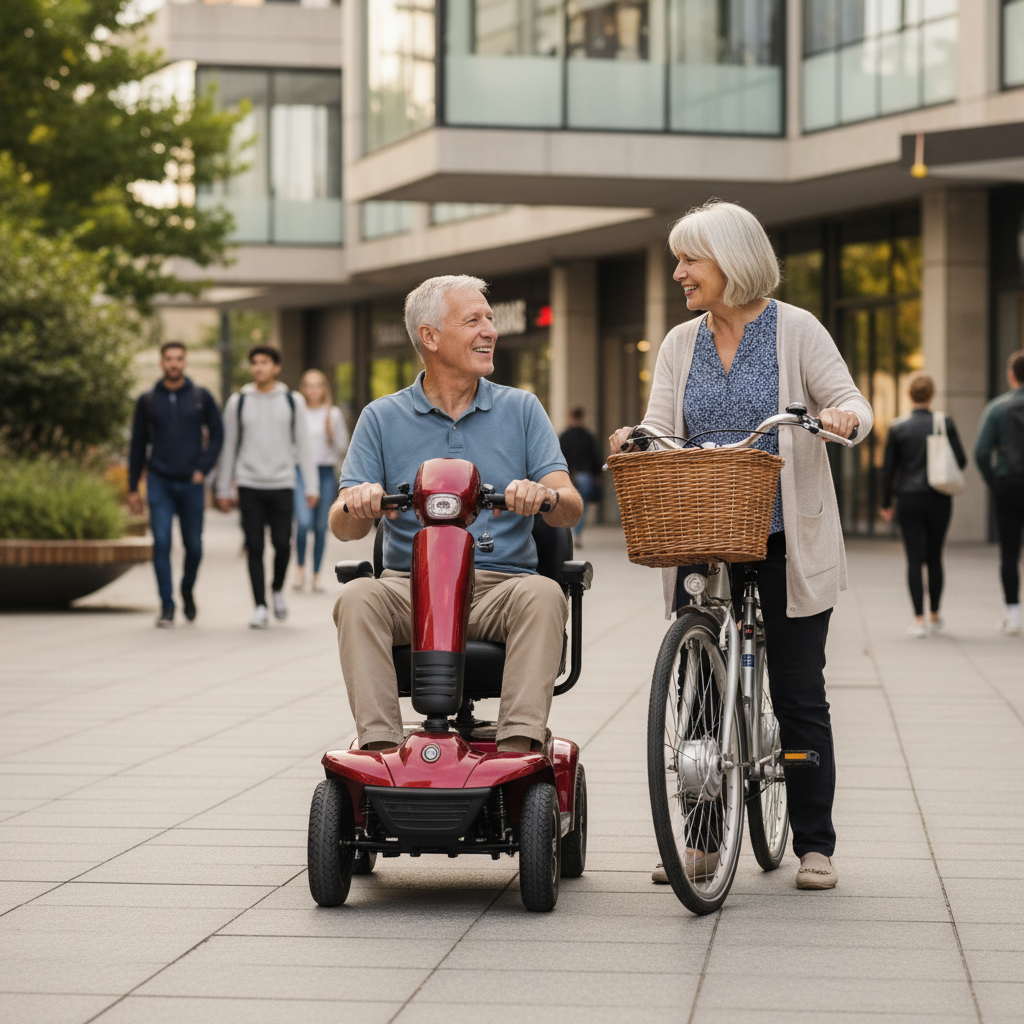 ผู้สูงอายุ: E-Bike กับ สกู๊ตเตอร์ไฟฟ้า แบบไหนใช่เลย? - ebike-vs-scooter-for-seniors