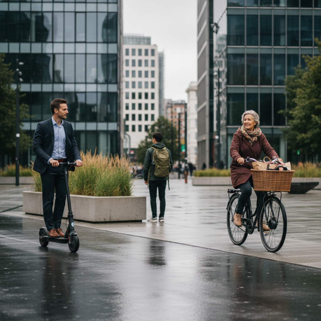 จักรยานไฟฟ้า vs สกู๊ตเตอร์ไฟฟ้า: เลือกอะไรดีให้ตอบโจทย์? - electric-bike-vs-scooter-thailand