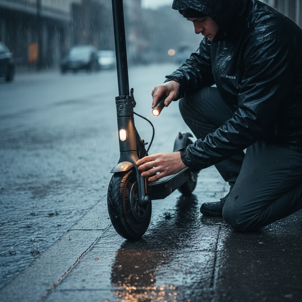 รับมือหน้าฝน! 5 จุดต้องเช็คในสกู๊ตเตอร์ไฟฟ้า - electric-scooter-rainy-season-checkup