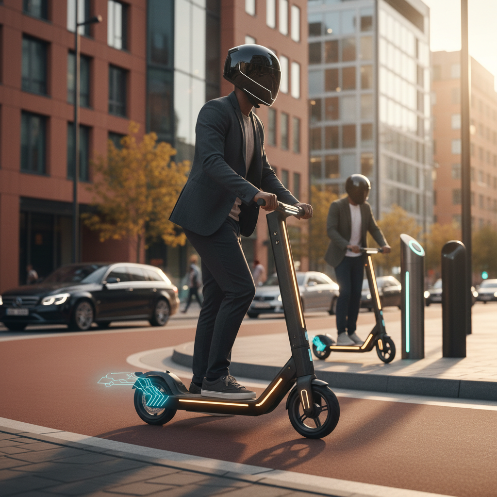 สกู๊ตเตอร์ไฟฟ้า 2569: ส่องเทรนด์ใหม่ ฟังก์ชัน AI ปลอดภัย - electric-scooter-trends-2026-ai-safety