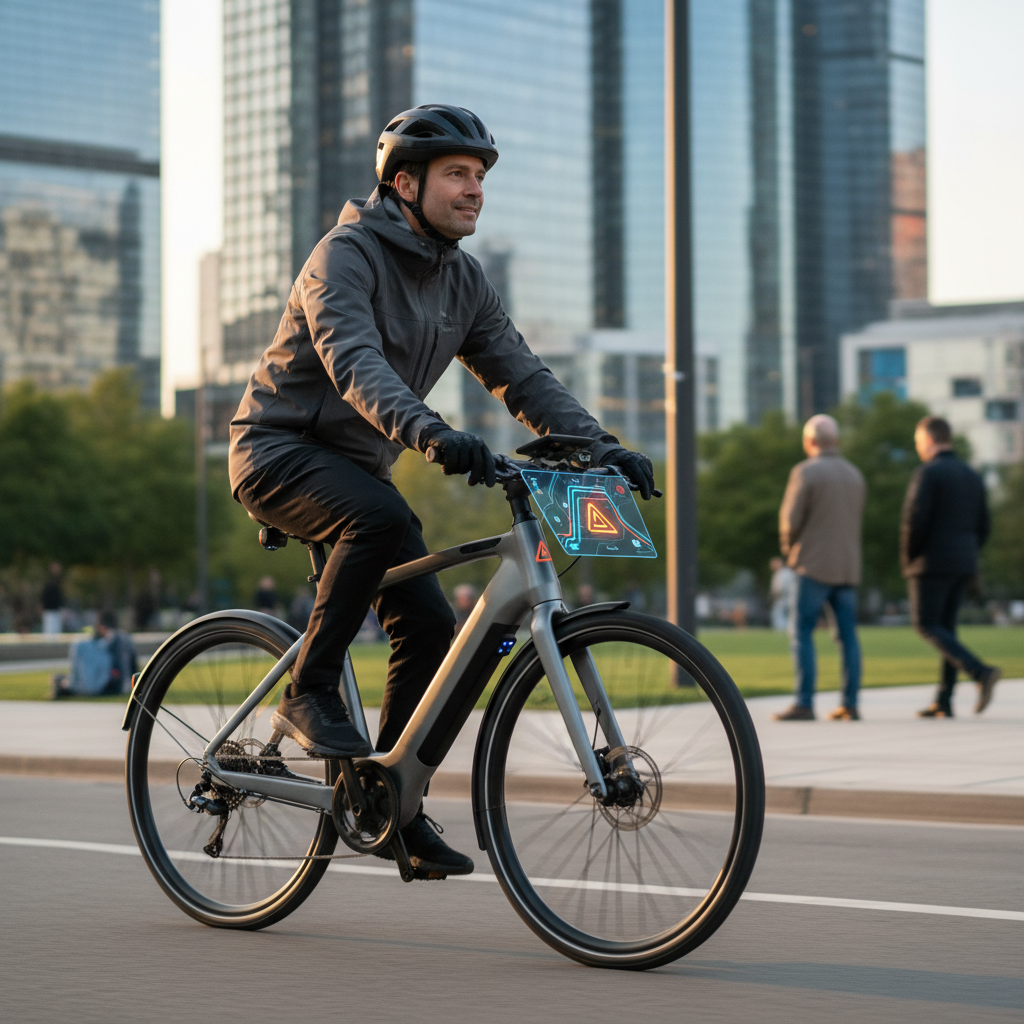 E-Bike ปี 2026: AI เพิ่มความปลอดภัย ขับขี่อัจฉริยะ - future-ebike-ai-safety-2026
