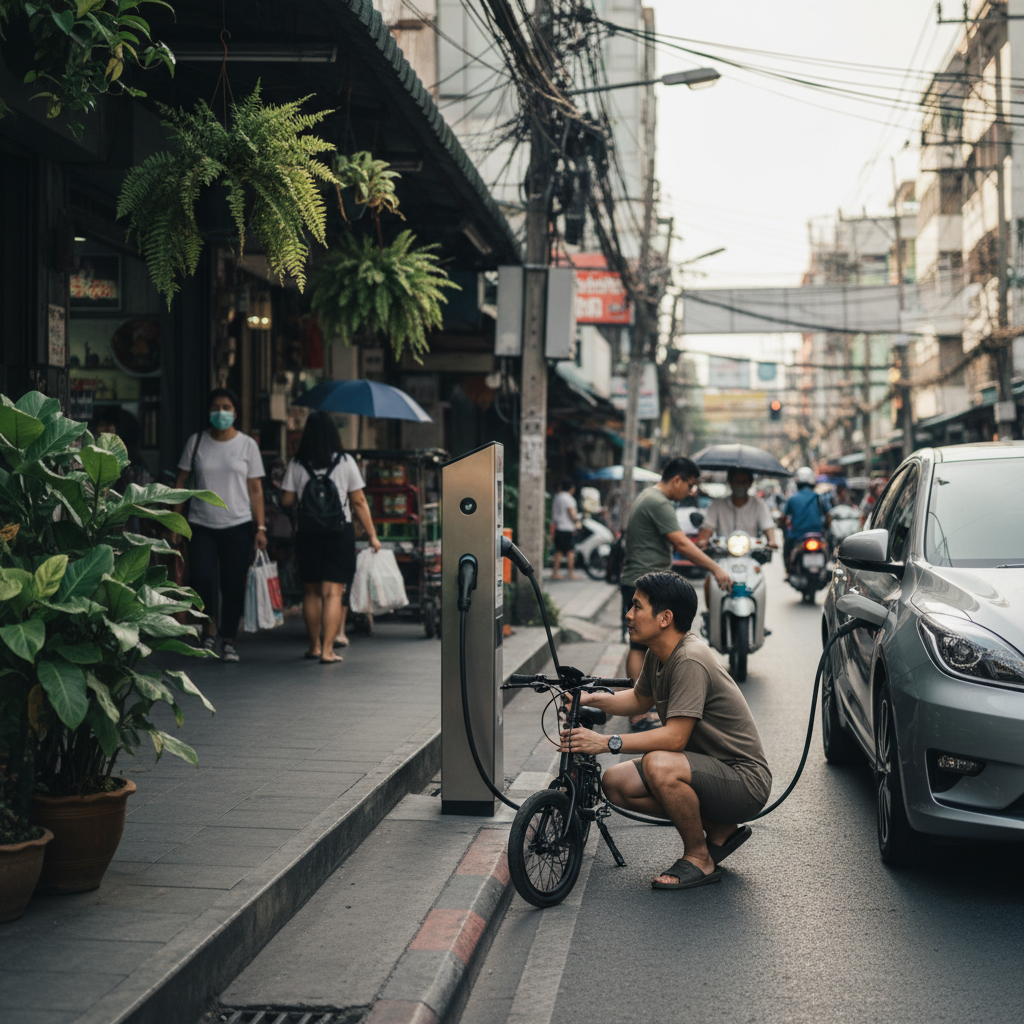 เจาะนโยบายรัฐ! เพิ่มจุดชาร์จ EV ทั่วไทย E-Bike ได้ใช้ไหม? - gov-ev-charging-policy-ebike