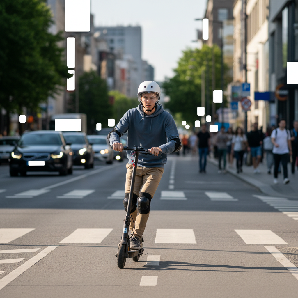 มือใหม่ต้องรู้! ขี่สกู๊ตเตอร์ไฟฟ้ายังไงให้ปลอดภัยบนถนน - how-to-ride-electric-scooter-safely