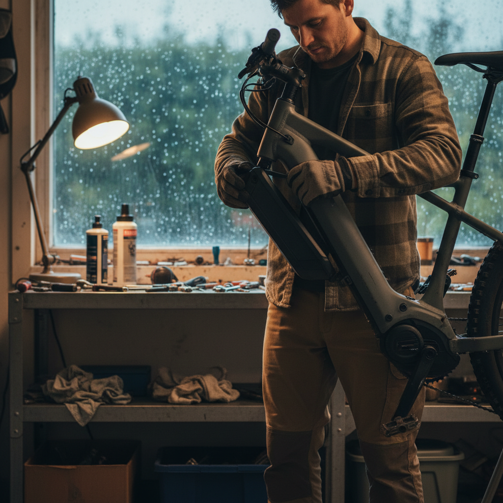 จอด E-Bike นานๆ ทำไงไม่ให้แบตเสื่อม? (5 เคล็ดลับ) - long-term-ebike-storage-battery-care