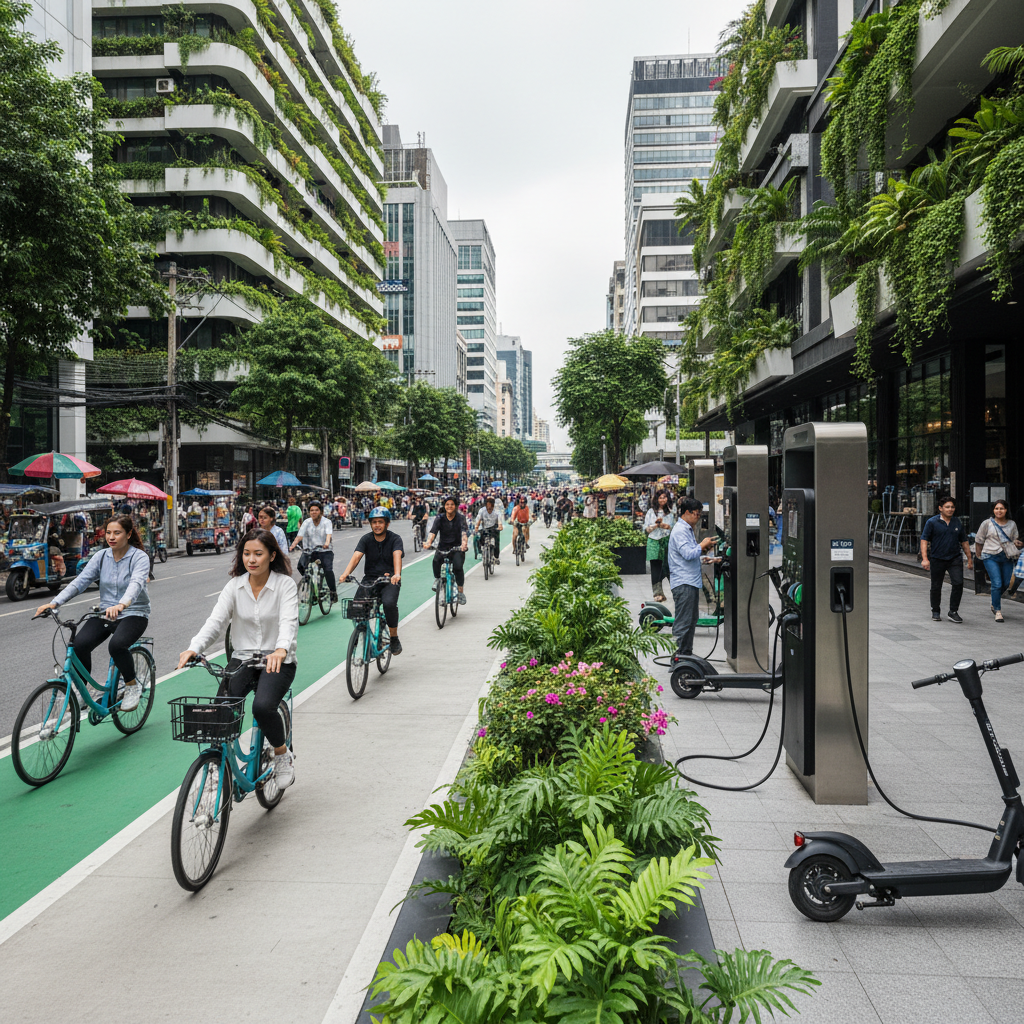 เจาะเทรนด์ Smart City: E-Bike คืออนาคตการเดินทางในเมือง? - smart-city-ebike-future-thailand