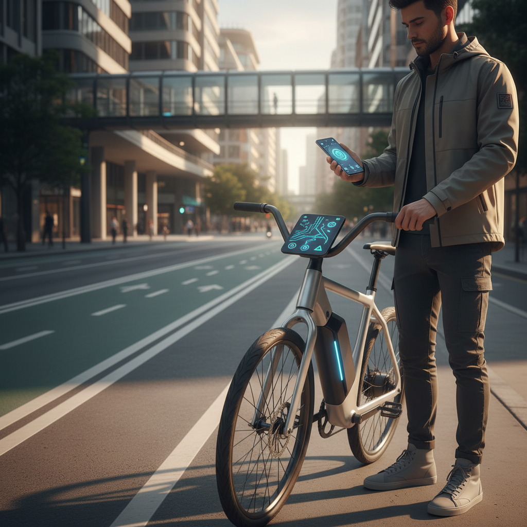 เทรนด์ E-Bike 2026: เชื่อมต่อแอปฯ กันขโมย GPS ในตัว - smart-ebike-trends-2026