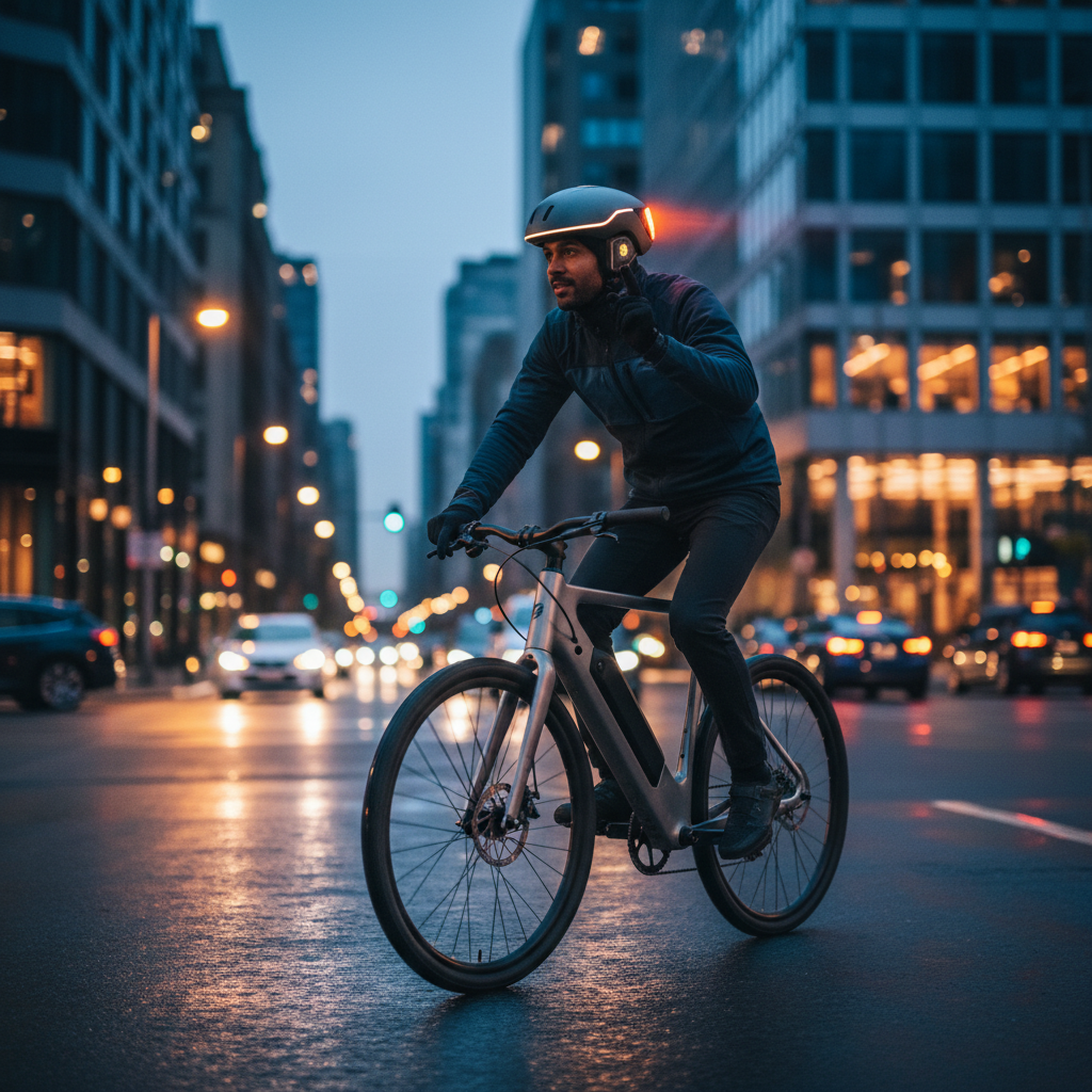 Smart Helmet: เทรนด์หมวกกันน็อคอัจฉริยะเพื่อชาว E-Bike - smart-helmet-ebike-safety-trend