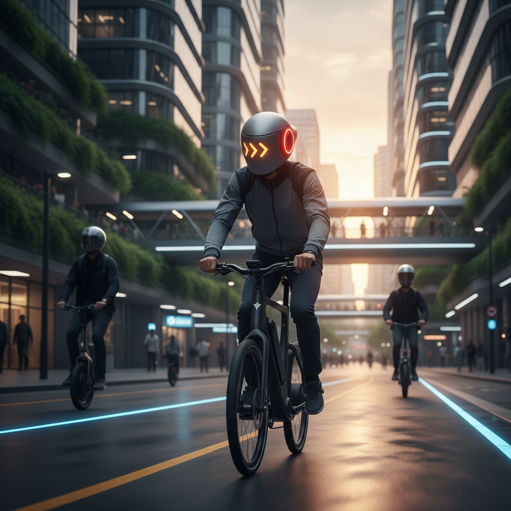 Smart Helmet เทรนด์ใหม่! ขี่ E-Bike ปลอดภัยขึ้นในปี 2026 - smart-helmet-ebike-safety-trends-2026