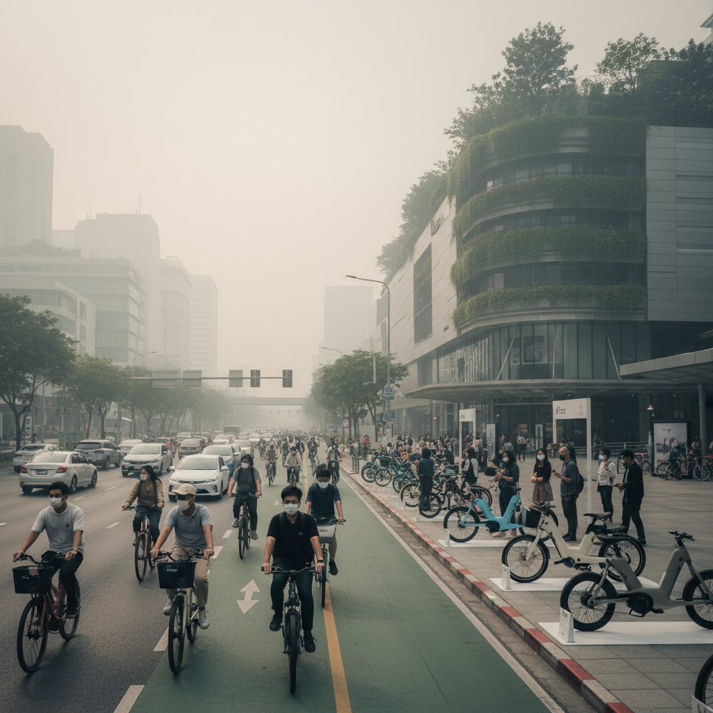 รัฐหนุน EV! วิเคราะห์มาตรการใหม่ ดัน E-Bike ลดฝุ่น PM2.5 - thailand-ev-policy-pm25-ebike