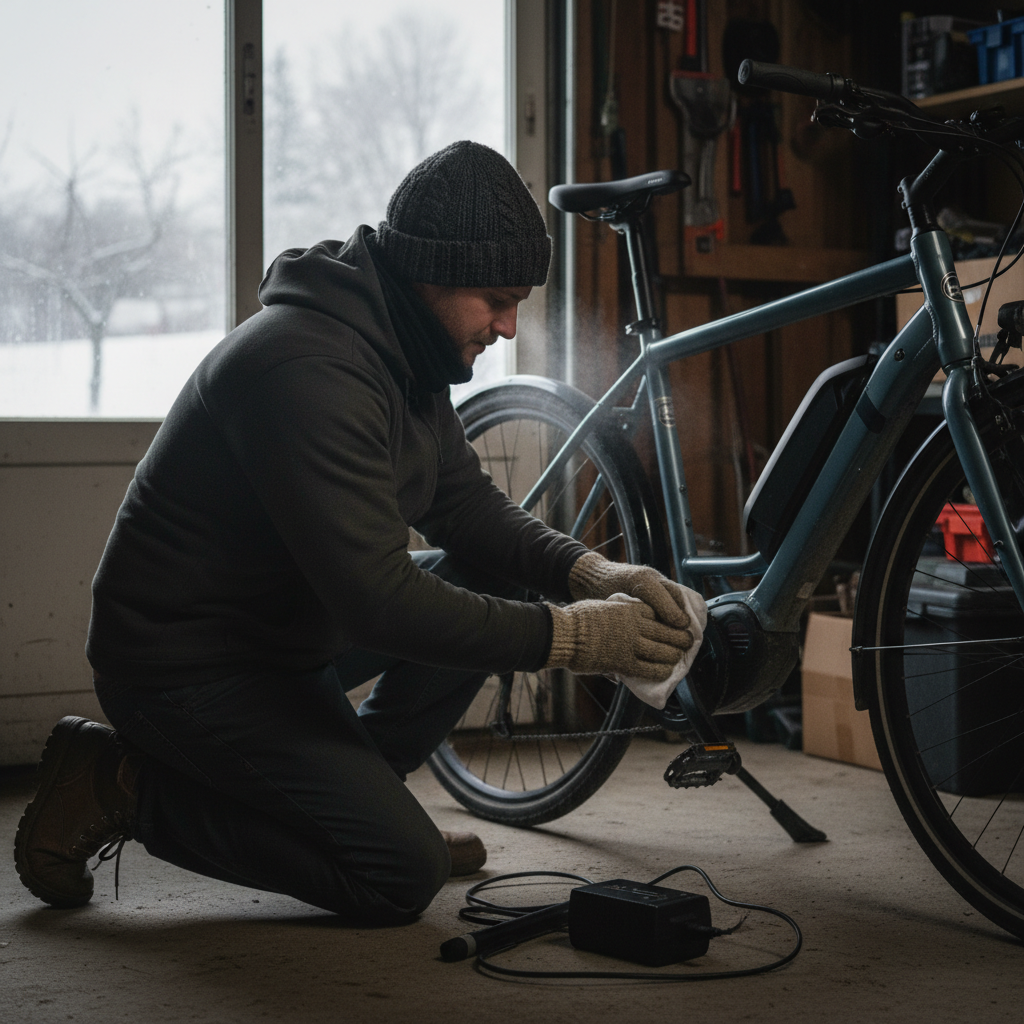 เช็กลิสต์ 5 ข้อ ดูแล E-Bike หน้าหนาว ยืดอายุแบตเตอรี่ - winter-ebike-care-checklist