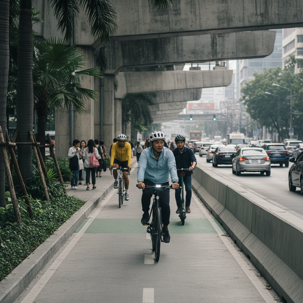 กฎหมายต้องรู้! E-Bike ใช้เลนจักรยานใหม่ในกรุงเทพฯ ได้ไหม? - bangkok-bike-lane-ebike-laws