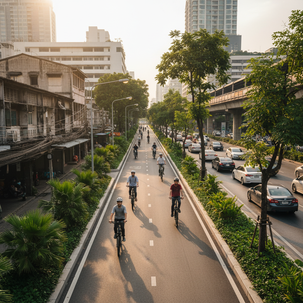เลนจักรยานไฟฟ้าในกรุงเทพฯ? อนาคต Micromobility 2026 - bangkok-ebike-lanes-micromobility-future