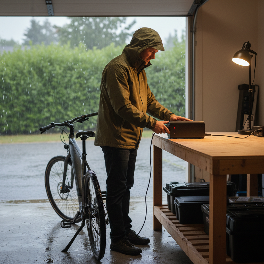 หน้าฝนนี้ ชาร์จแบต E-Bike อย่างไรให้ปลอดภัย ไร้กังวล - charge-ebike-battery-rainy-season