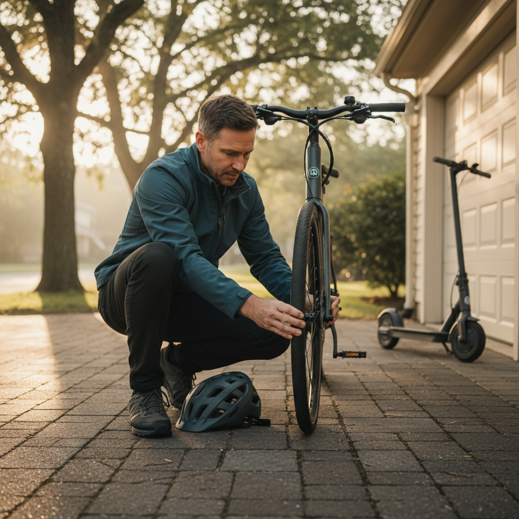 เช็กลิสต์ 7 จุด E-Bike ต้องตรวจก่อนขี่ ปลอดภัยทุกวัน - daily-ebike-safety-checklist