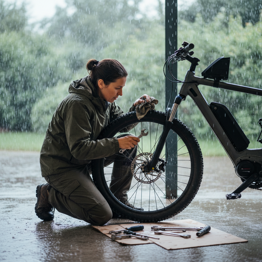 เช็คลิสต์ 7 จุด! ดูแล E-Bike รับหน้าฝนด้วยตัวเอง - diy-ebike-rainy-season-maintenance