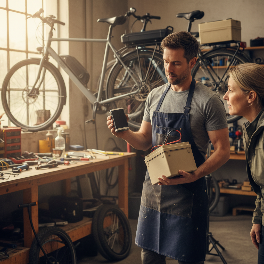 แบตเตอรี่ E-Bike: ลิเธียม vs ตะกั่วกรด เลือกแบบไหนดี? - ebike-battery-lithium-vs-lead-acid