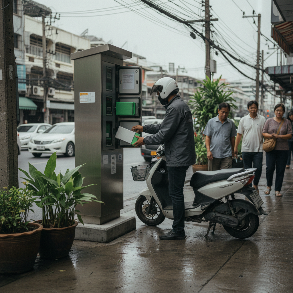 สถานีสลับแบตฯ E-Bike เทรนด์ใหม่ที่อาจมาถึงไทย - ebike-battery-swapping-thailand-future
