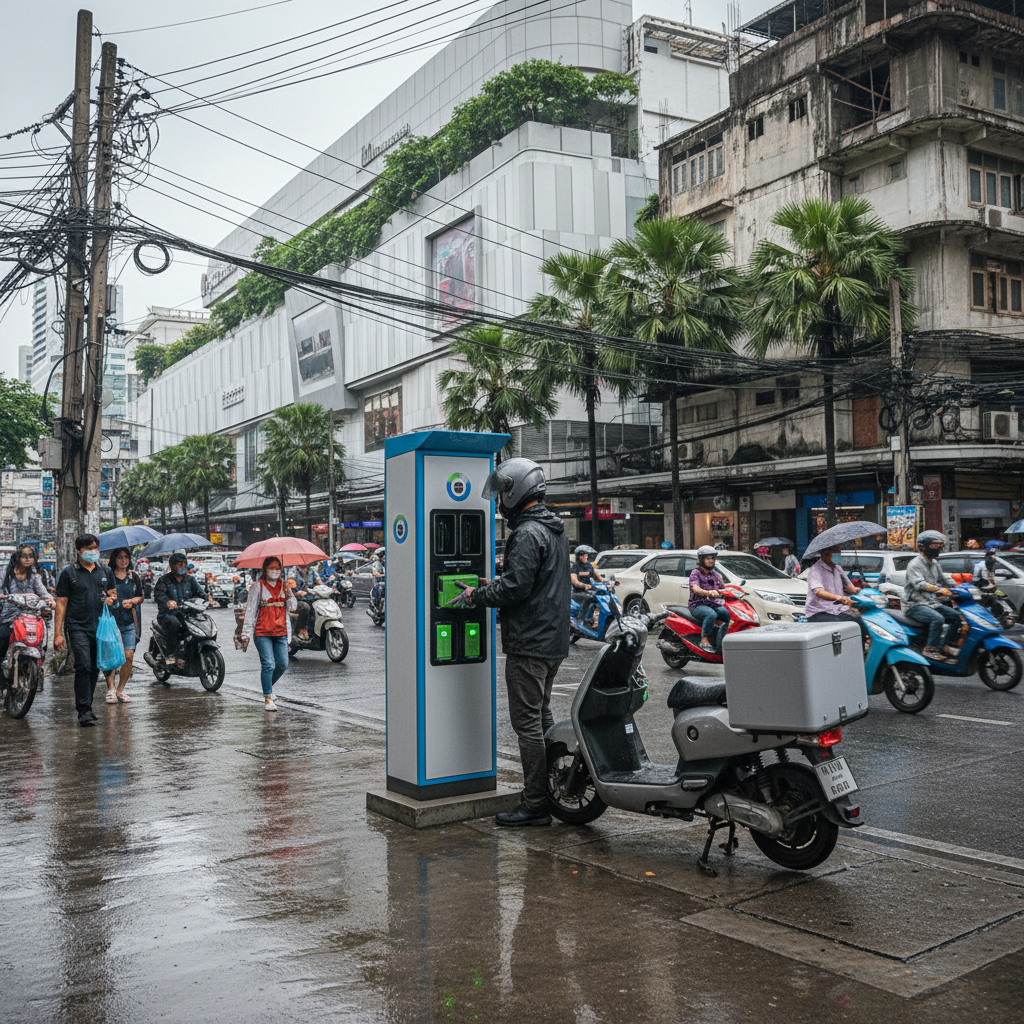 วิเคราะห์: สถานีสลับแบตฯ E-Bike จะเปลี่ยนการเดินทางในไทย? - ebike-battery-swapping-thailand-trend