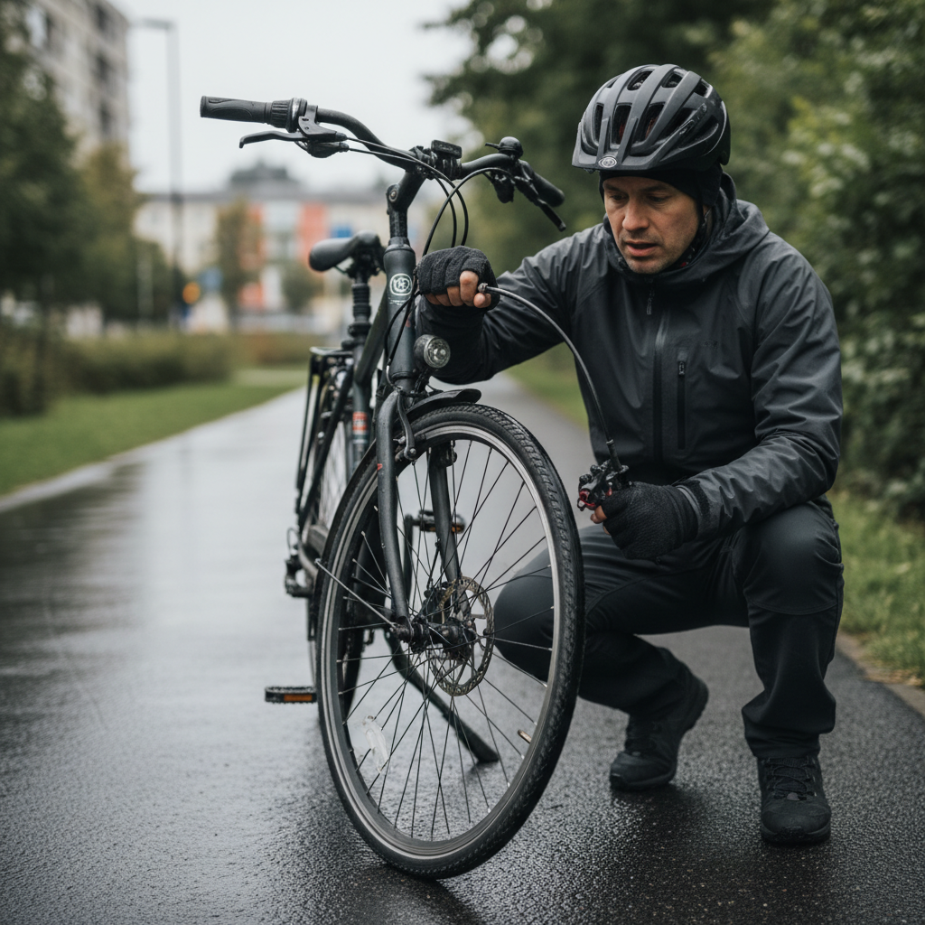 เบรกจักรยานไฟฟ้า: 3 สัญญาณเตือนว่าต้องเช็กด่วน! - ebike-brake-maintenance-check