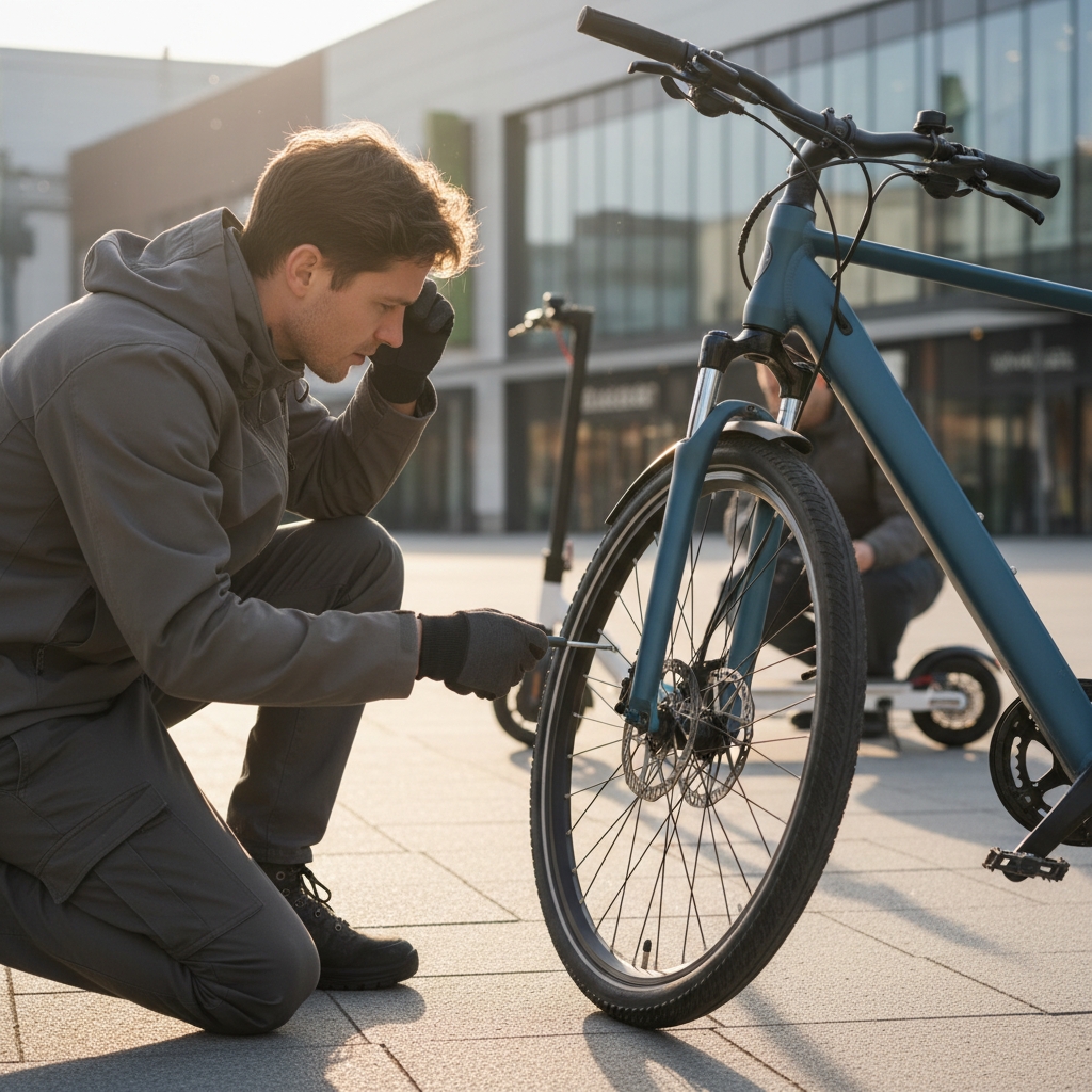 เบรก E-Bike 101: เช็กเองง่ายๆ เพื่อความปลอดภัยสูงสุด - ebike-brake-maintenance-safety-check