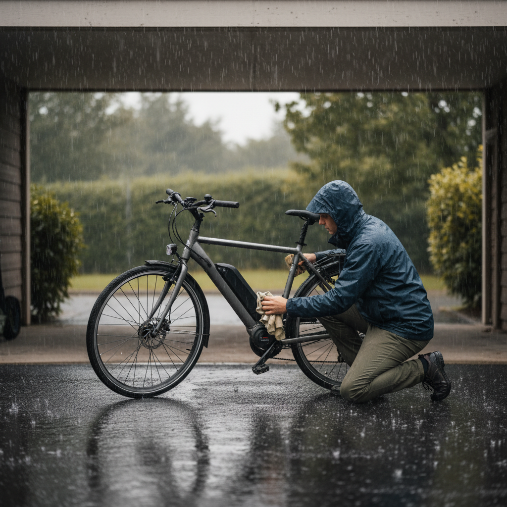 หน้าฝนนี้! 7 วิธีดูแลจักรยานไฟฟ้าไม่ให้พังง่าย - ebike-care-rainy-season