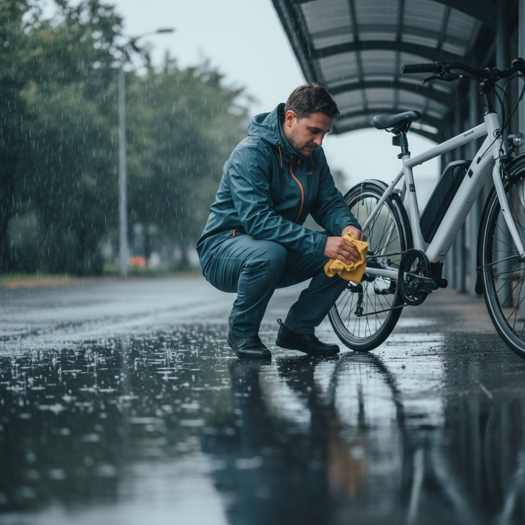 หน้าฝนนี้ E-Bike ไม่พัง! 5 วิธีดูแลจักรยานไฟฟ้าให้พร้อมลุย - ebike-care-rainy-season-tips