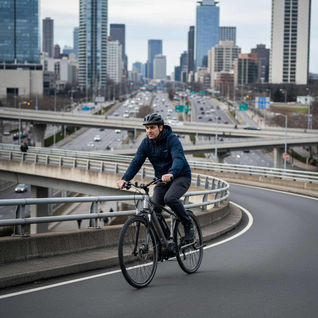 E-Bike ขี่ขึ้นสะพาน-ทางชันไหวไหม? ต้องดูสเปกอะไร? - ebike-climbing-power-guide