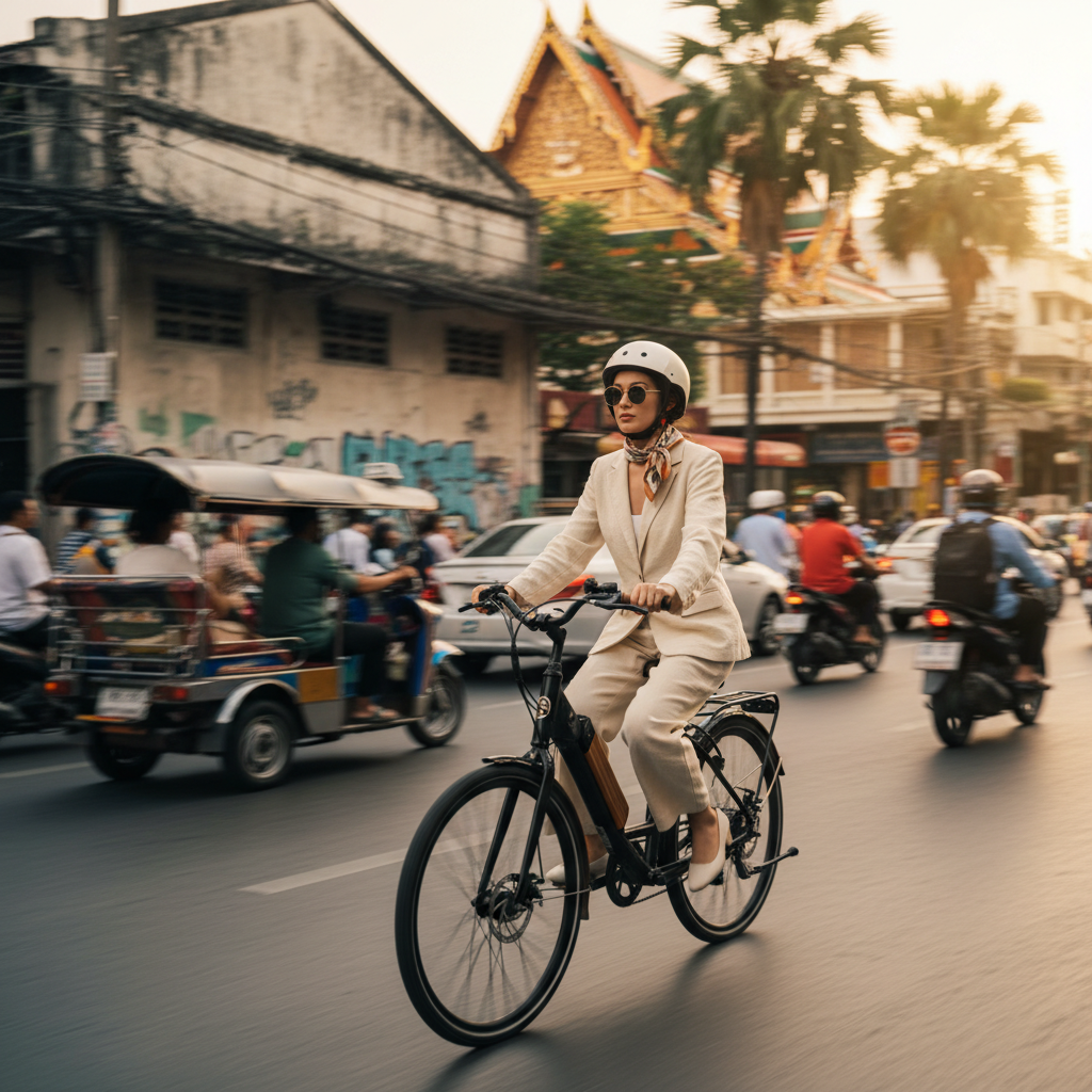 ส่องเทรนด์! E-Bike พาหนะคู่ใจสาวเมืองกรุงยุคใหม่