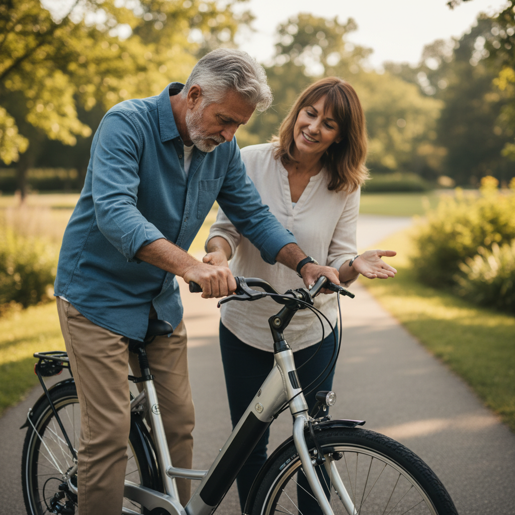 เลือก E-Bike ให้ผู้สูงอายุ: 7 จุดเช็กเพื่อความปลอดภัย - ebike-for-seniors-safety-checklist