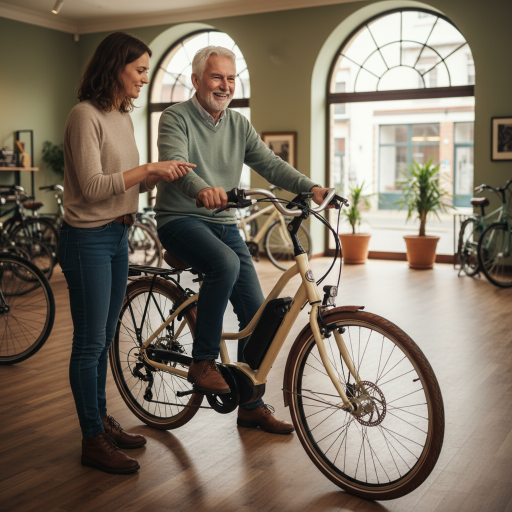 เลือก E-Bike ให้ผู้สูงอายุ: 5 จุดเช็กเพื่อความปลอดภัยสูงสุด - ebike-for-seniors-safety-checklist