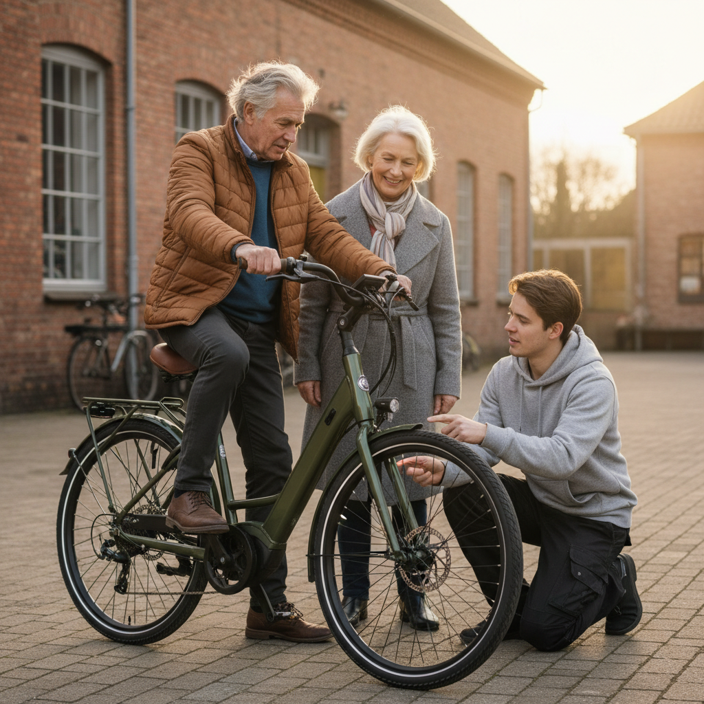 เลือก E-Bike ให้ผู้สูงอายุ: 5 ข้อต้องเช็กเพื่อความปลอดภัย - ebike-for-seniors-safety-guide