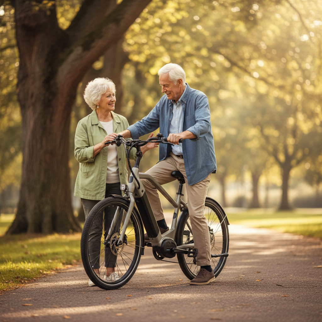 E-Bike สำหรับผู้สูงอายุ: 5 ทริคเลือกให้ปลอดภัย ขับง่าย - ebike-for-seniors-safety-tips