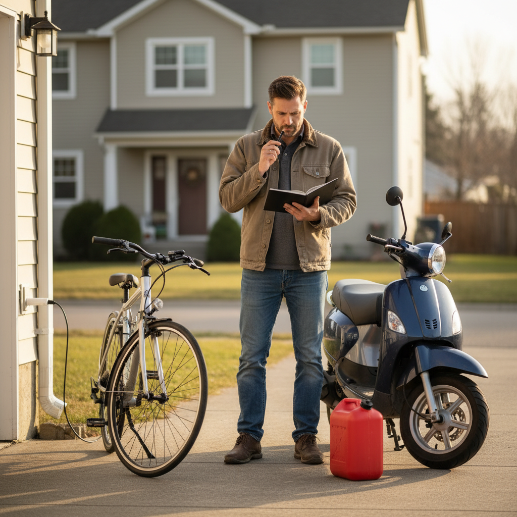 ใช้ E-Bike ประหยัดค่าน้ำมันได้ปีละกี่บาท? คำนวณให้ดู! - ebike-gas-saving-calculation