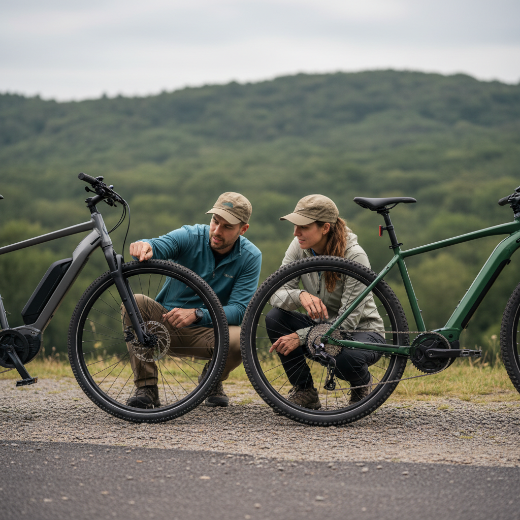 มอเตอร์ดุมล้อ vs มอเตอร์กลาง E-Bike เลือกแบบไหนดี? - ebike-hub-motor-vs-mid-drive