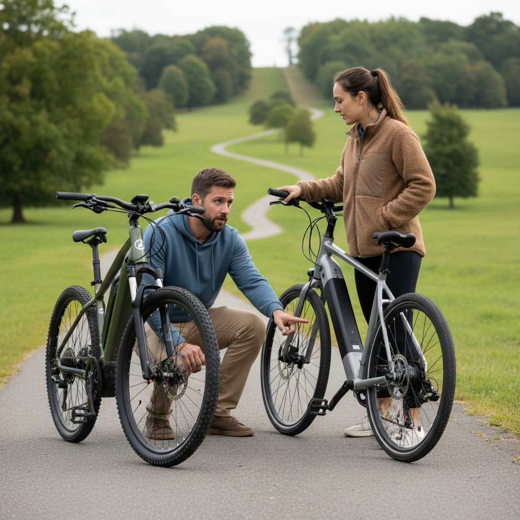 มอเตอร์กลาง vs ดุมล้อ E-Bike แบบไหนเหมาะกับคุณ? - ebike-hub-vs-mid-drive-motor