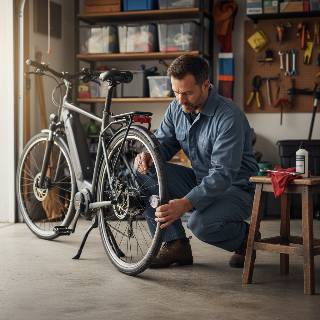 เช็คลิสต์ดูแล E-Bike ตามระยะทาง ทำเองได้ง่ายๆ - ebike-maintenance-checklist-guide