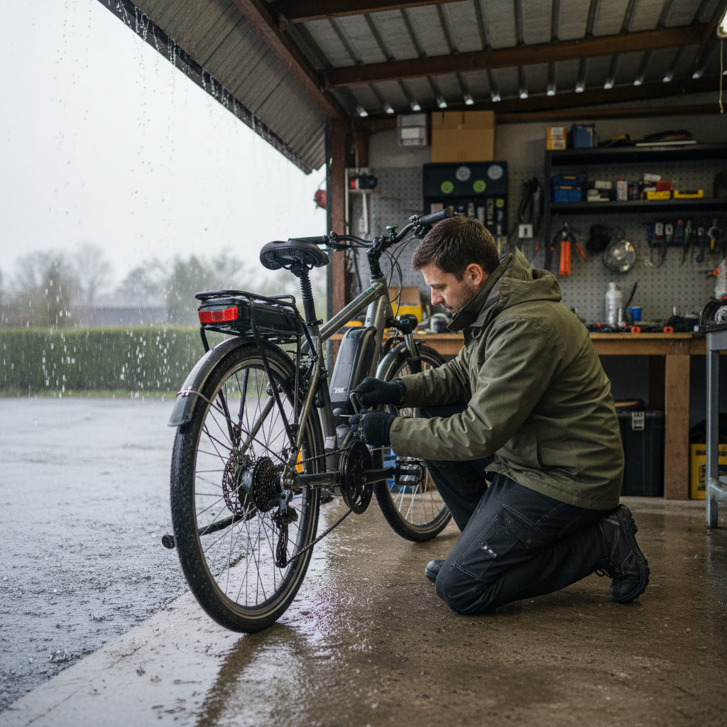 เช็กลิสต์ 7 จุด! เตรียม E-Bike ให้พร้อมลุยหน้าฝน - ebike-maintenance-rainy-season