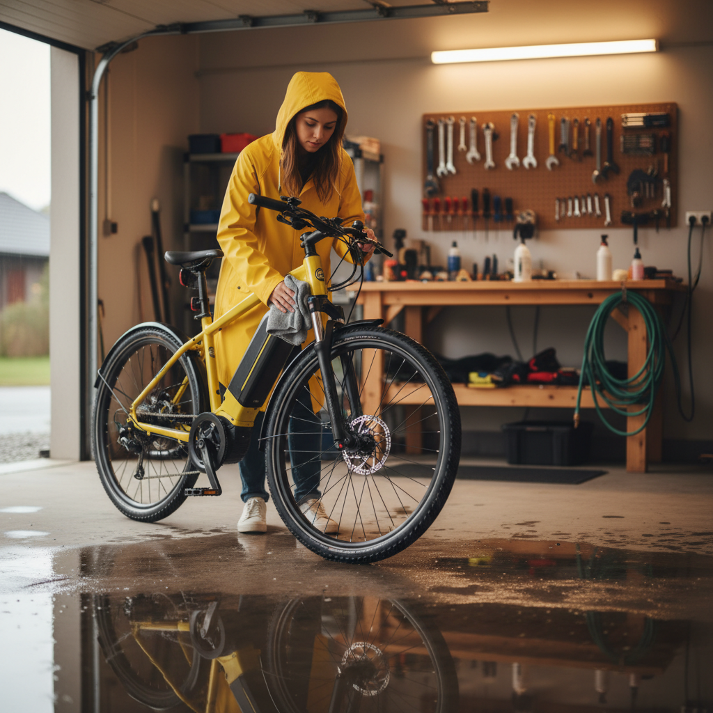 ขับ E-Bike ลุยฝน: คู่มือดูแลกันสนิม-ไฟฟ้าลัดวงจร