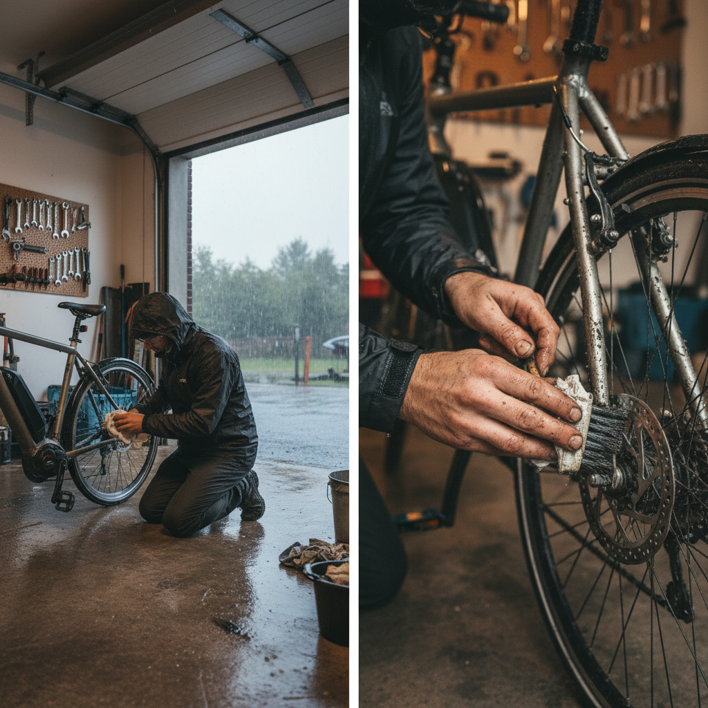 ขับ E-Bike หน้าฝน! 5 วิธีดูแลรถกันพัง ยืดอายุใช้งาน - ebike-rainy-season-care