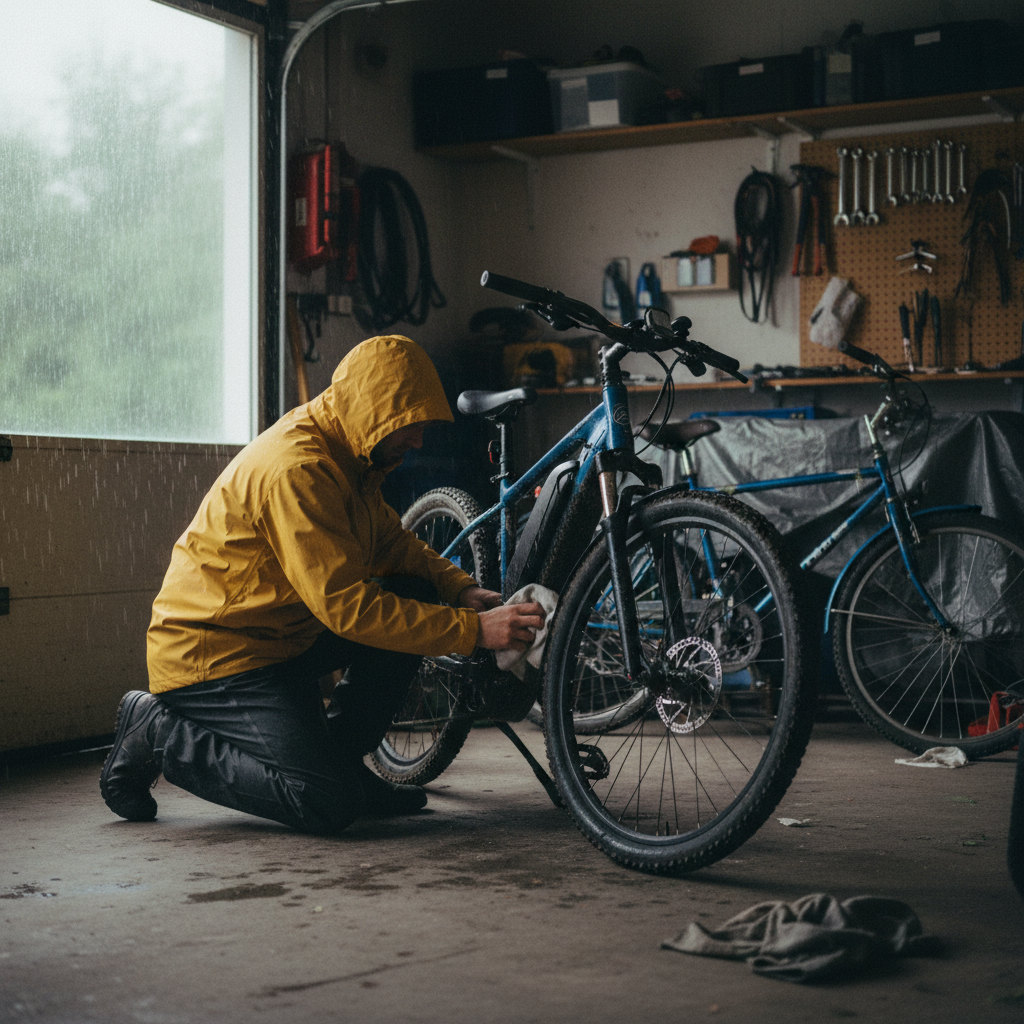 รับมือหน้าฝน: 5 วิธีดูแล E-Bike ไม่ให้พังจากความชื้น - ebike-rainy-season-care-tips